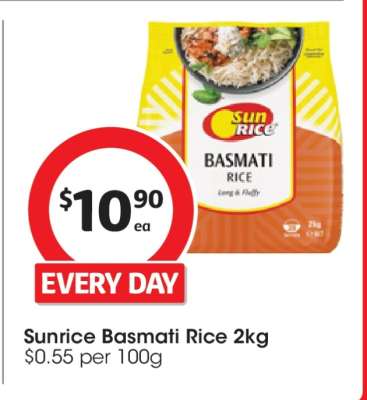 Sunrice Basmati Rice 2kg