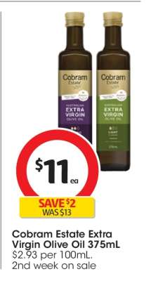 Cobram Estate Extra Virgin Olive Oil 375mL