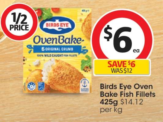 Birds Eye Oven Bake Fish Fillets