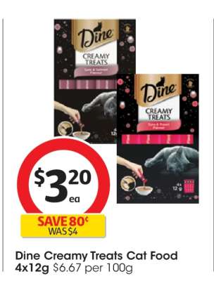 Dine Creamy Treats Cat Food