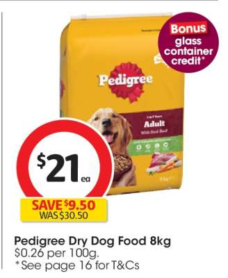 Pedigree Dry Dog Food 8kg