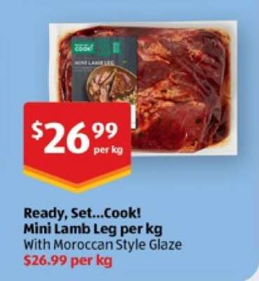 Mini Lamb Leg per kg