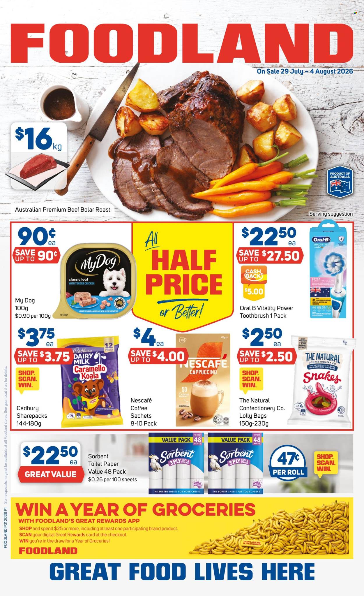 Foodland catalogue - 29.7.2026 - 4.8.2026. Page 1