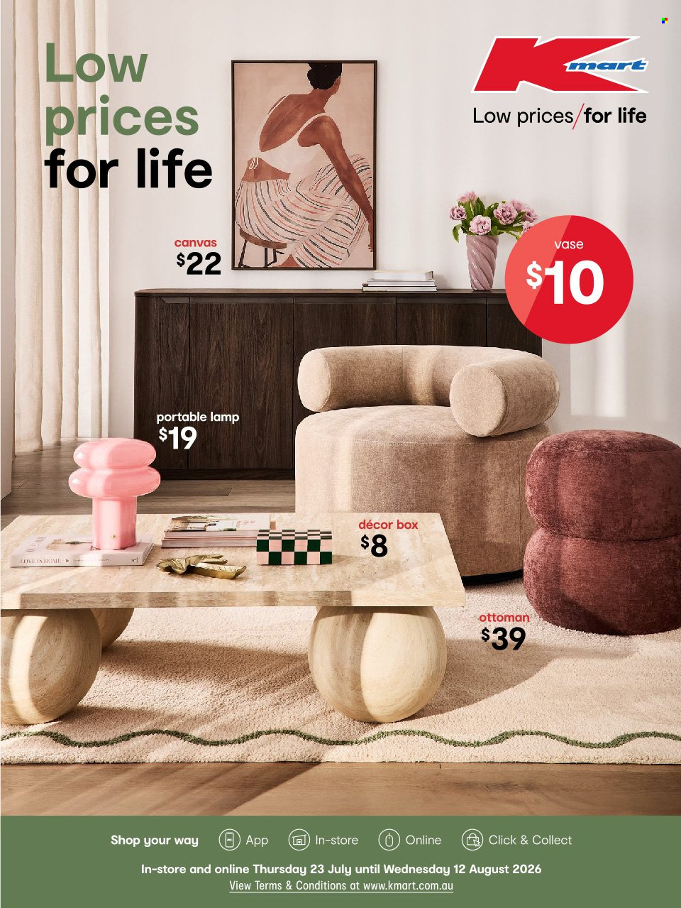 Kmart catalogue - 23.7.2026 - 12.8.2026. Page 1