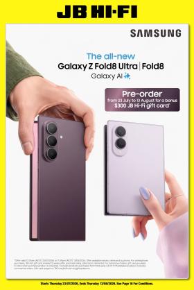JB Hi-Fi - Samsung Z Fold8 & Flip8