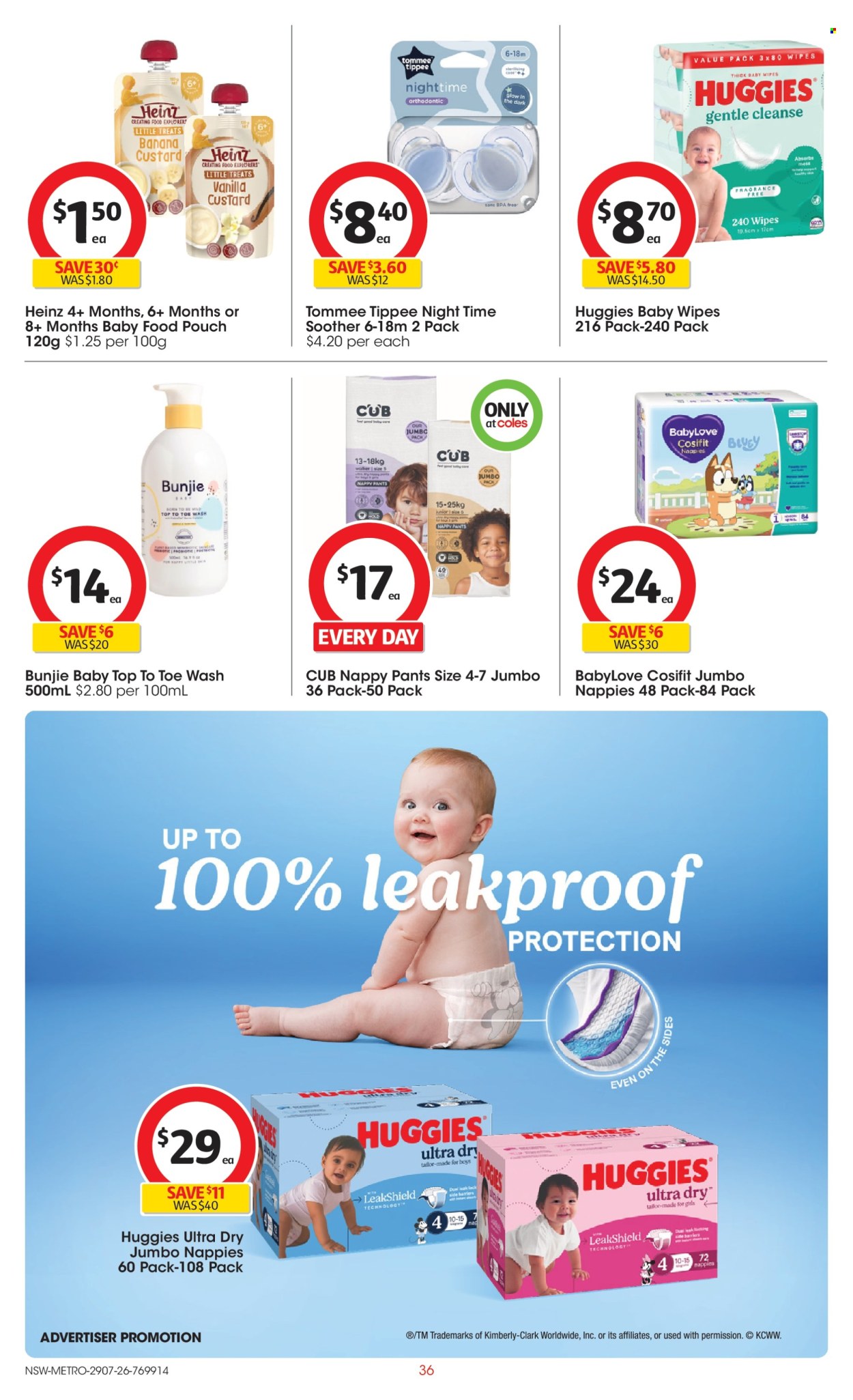 Coles catalogue - 29.7.2026 - 4.8.2026. Page 36