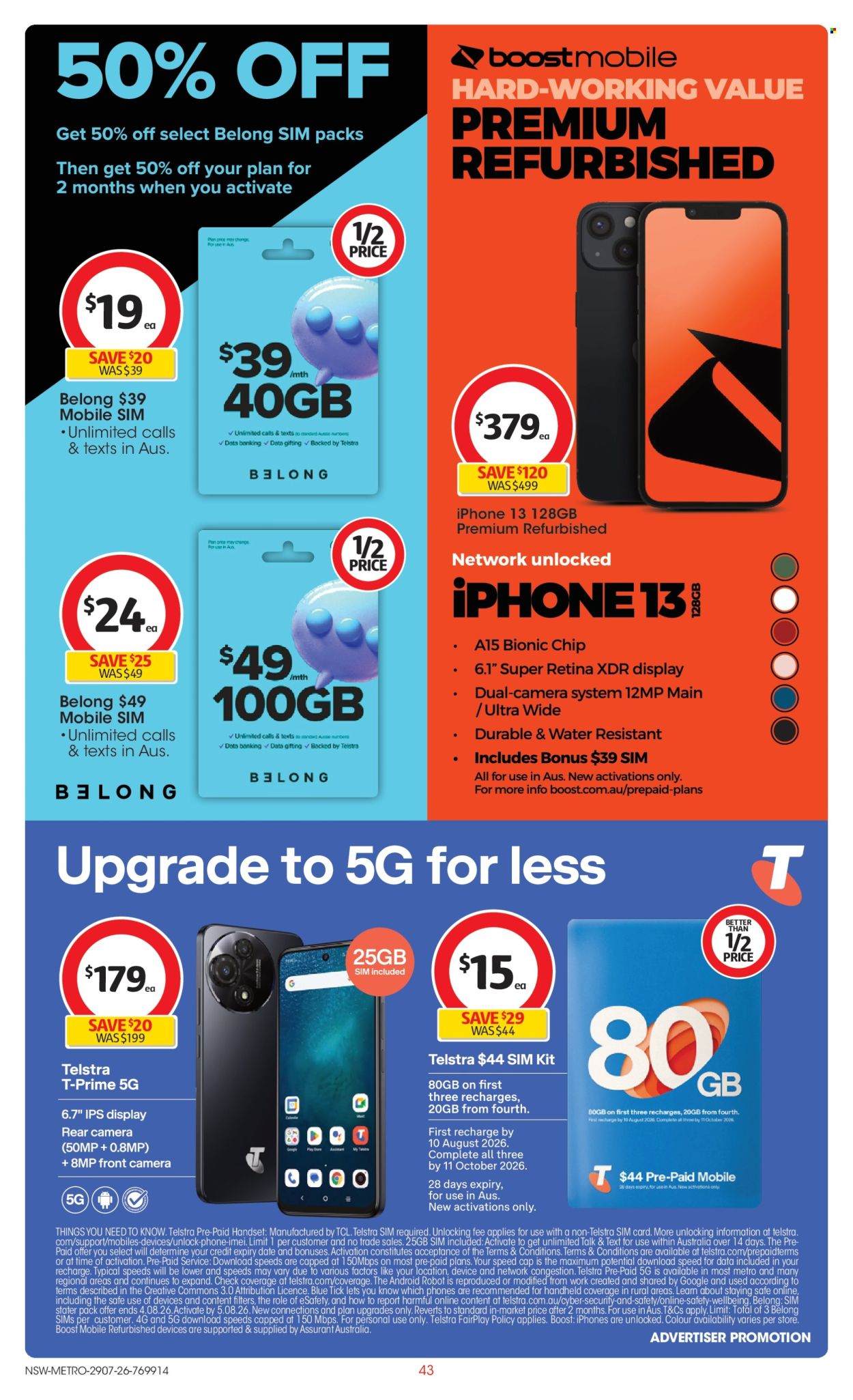 Coles catalogue - 29.7.2026 - 4.8.2026. Page 43