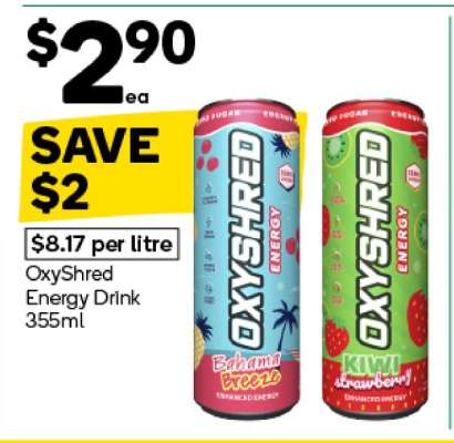 Oxyshred Energy Drink 355ml