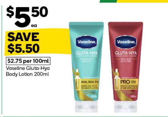 Vaseline Gluta-Hya Body Lotion 200mL