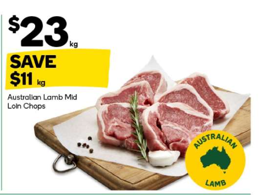 Australian Lamb Mid Loin Chops