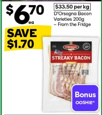 D'Orsogna Bacon Varieties 200g