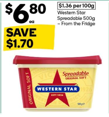 Western Star Spreadable 500g