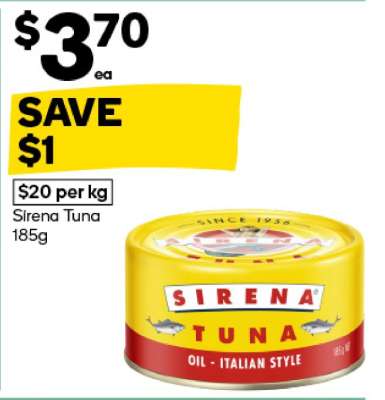 Sirena Tuna 185g