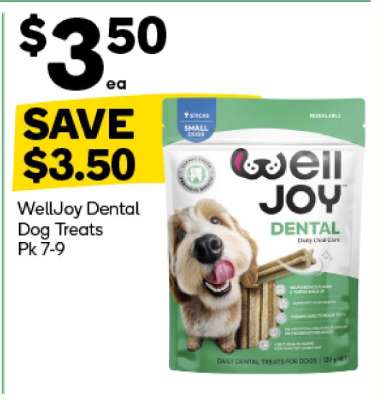WellJoy Dental Dog Treats Pk 7-9