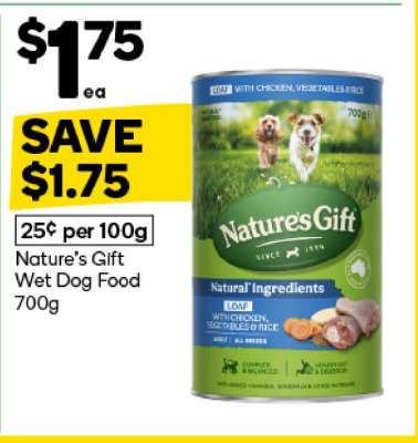 Nature's Gift Wet Dog Food 700g