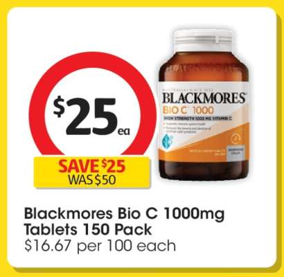Blackmores Bio C 1000mg Tablets 150 Pack