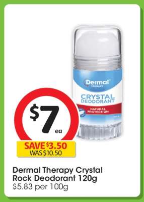 Dermal Therapy Crystal Rock Deodorant 120g