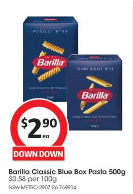 Barilla Classic Blue Box Pasta 500g