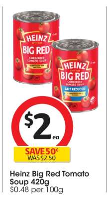 Heinz Big Red Tomato Soup 420g