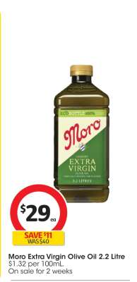 Moro Extra Virgin Olive Oil 2.2 Litre
