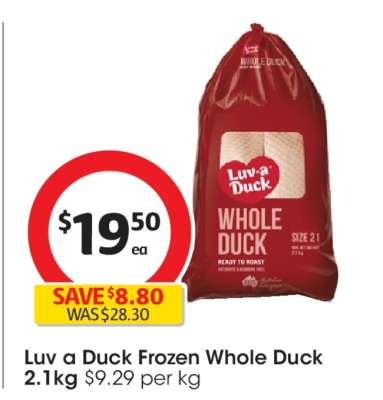 Luv a Duck Frozen Whole Duck