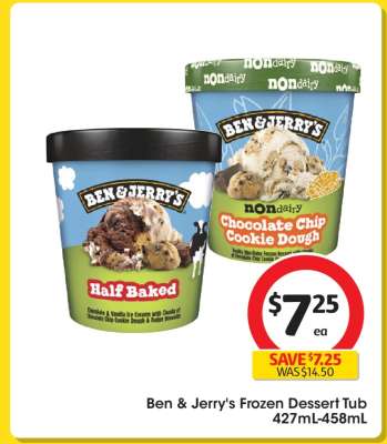 Ben & Jerry's Frozen Dessert Tub