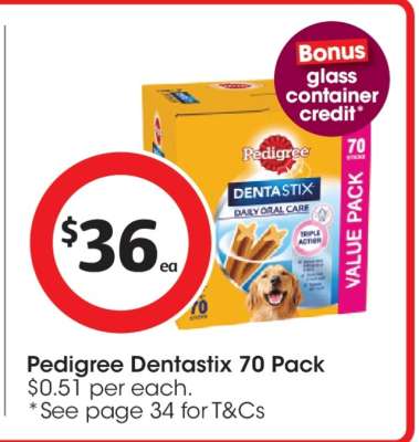 Pedigree Dentastix 70 Pack