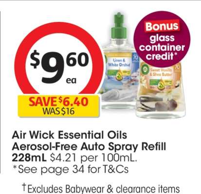 Air Wick Essential Oils Aerosol-Free Auto Spray Refill