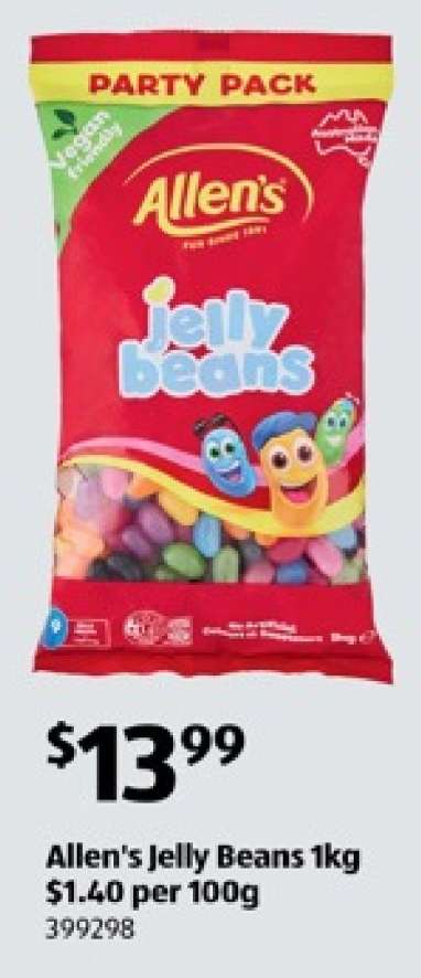 Allen's Jelly Beans 1kg
