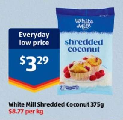 White Mill Shredded Coconut 375g