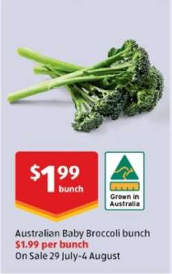 Australian Baby Broccoli Bunch