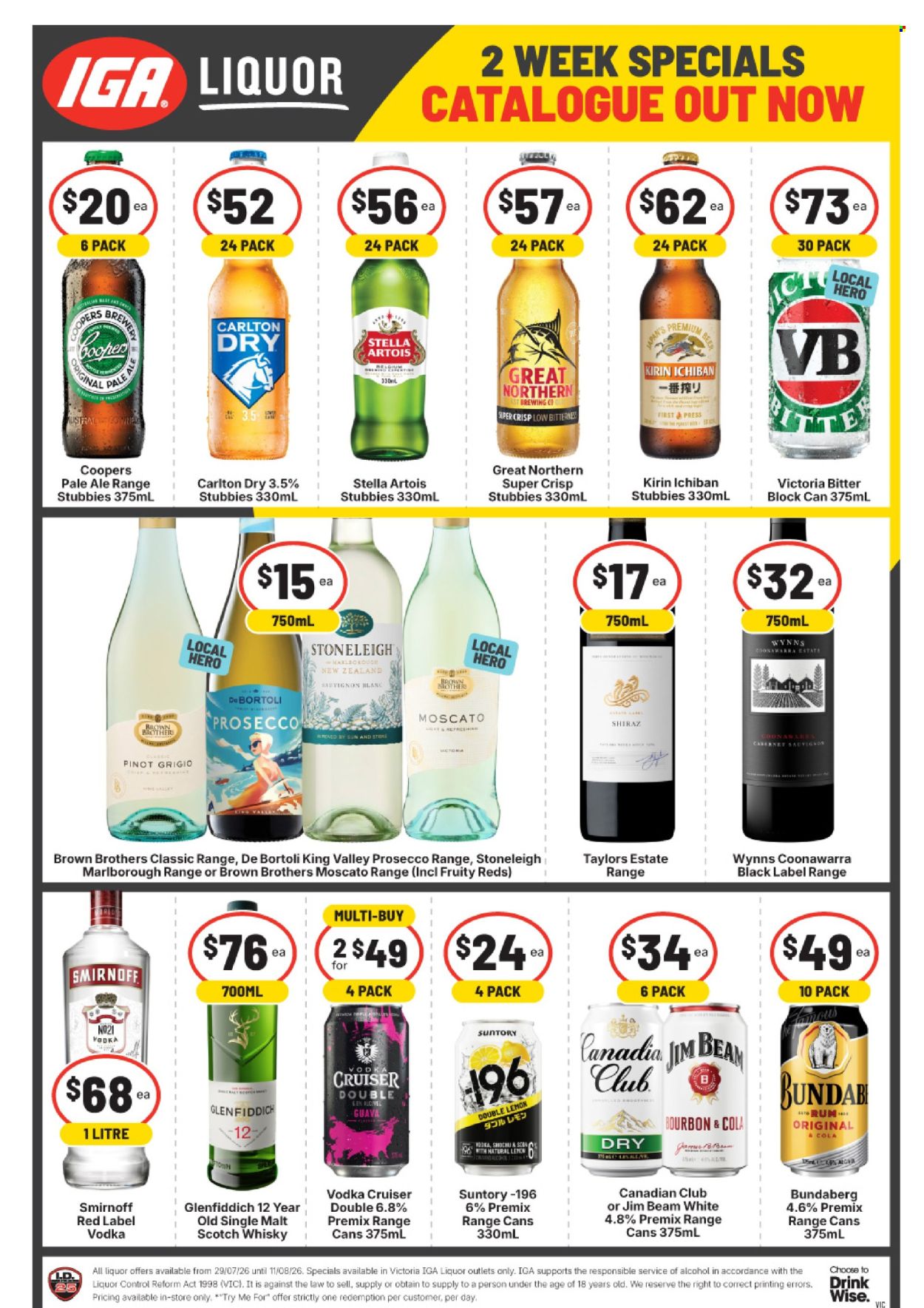 IGA LIQUOR catalogue - 29.7.2026 - 11.8.2026. Page 2