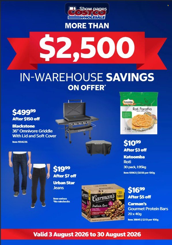 Costco catalogue - 3.8.2026 - 30.8.2026. Page 1