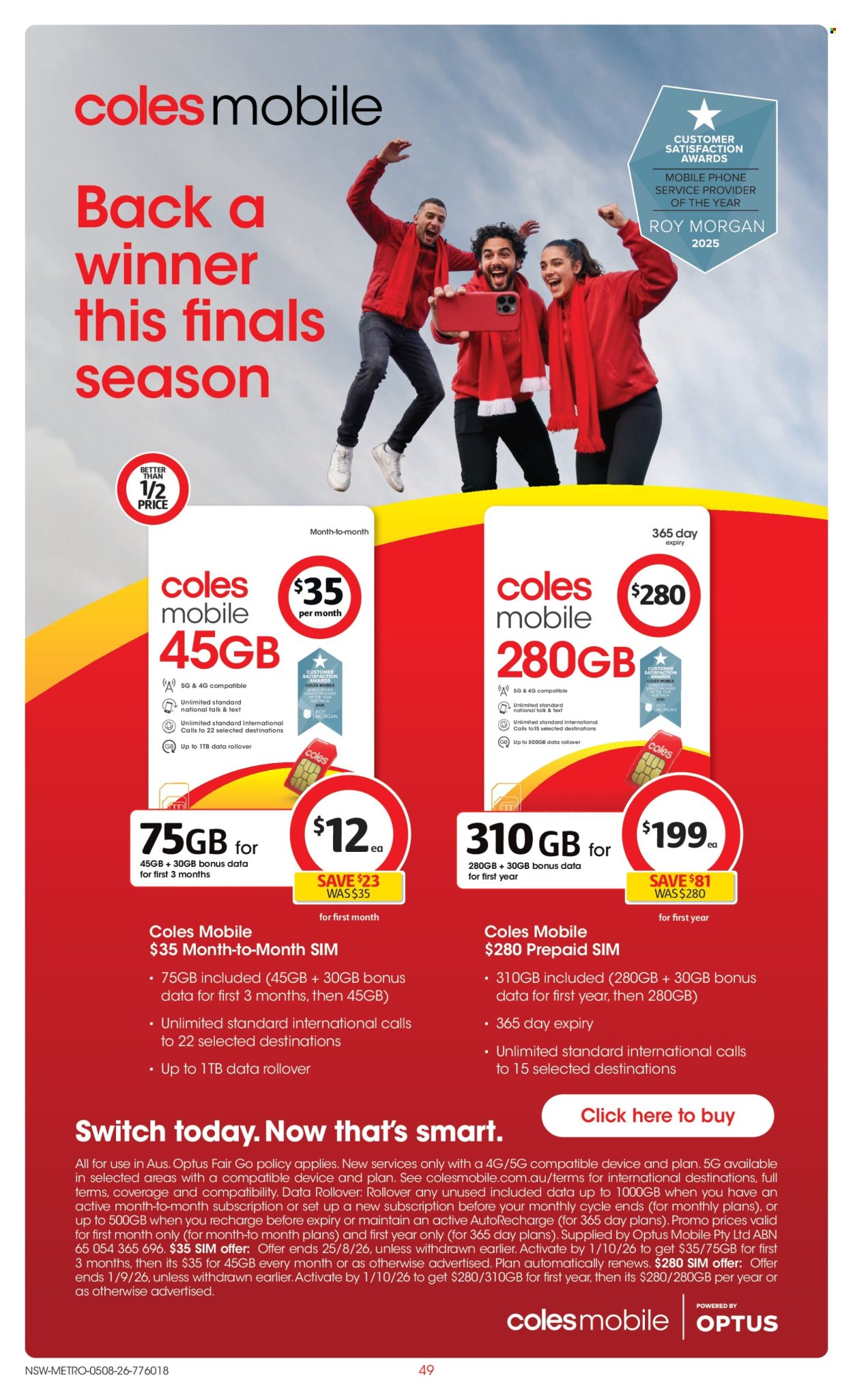 Coles catalogue - 5.8.2026 - 11.8.2026. Page 49