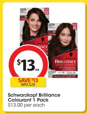 Schwarzkopf Brilliance Colourant 1 Pack