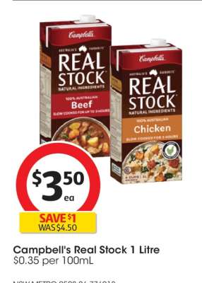 Campbell's Real Stock 1 Litre