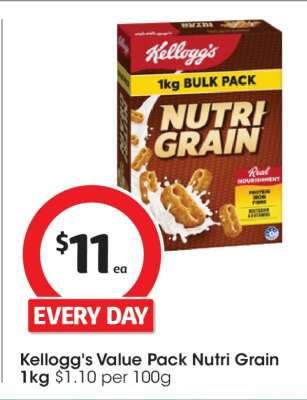 Kellogg's Value Pack Nutri Grain
