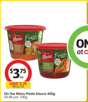 On the Menu Pasta Sauce 425g