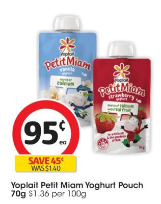 Yoplait Petit Miam Yoghurt Pouch