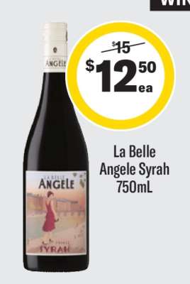 La Belle Angele Syrah