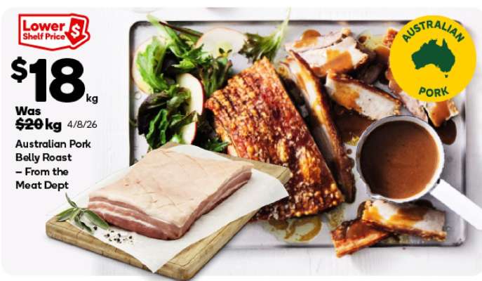 Australian Pork Belly Roast – From the Meat Dept