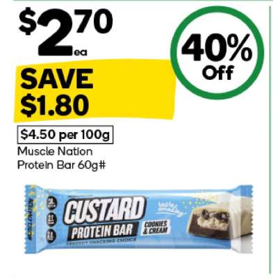 Muscle Nation Protein Bar 60g#