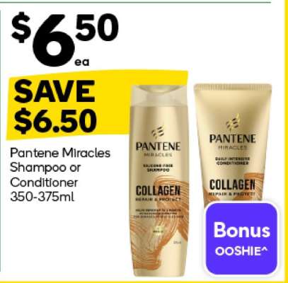 Pantene Miracles Shampoo or Conditioner