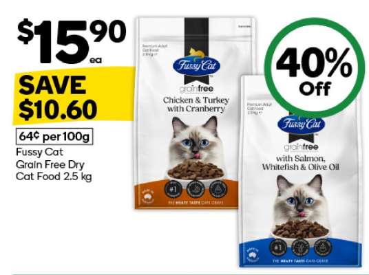 Fussy Cat Grain Free Dry Cat Food 2.5 kg