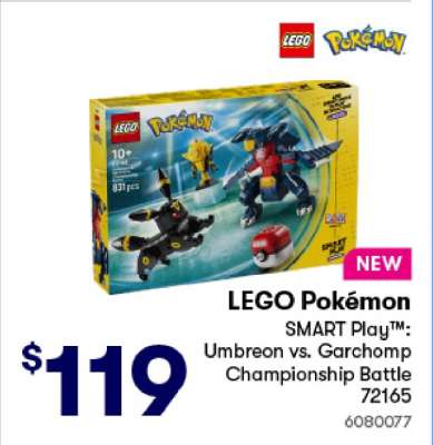 LEGO Pokémon SMART Play™: Umbreon vs. Garchomp Championship Battle 72165