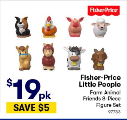 Fisher-Price Little People Farm Animal Friends 8-Piece Figure Set