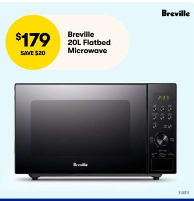Breville 20L Flatbed Microwave