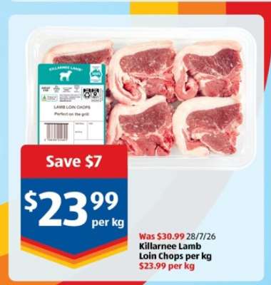 Killarnee Lamb Loin Chops