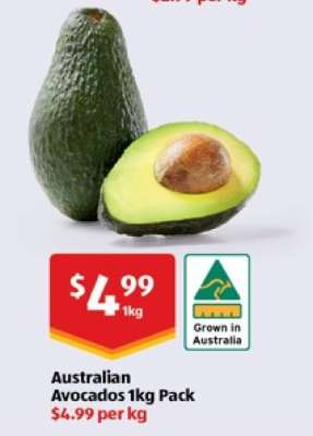 Australian Avocados 1kg Pack