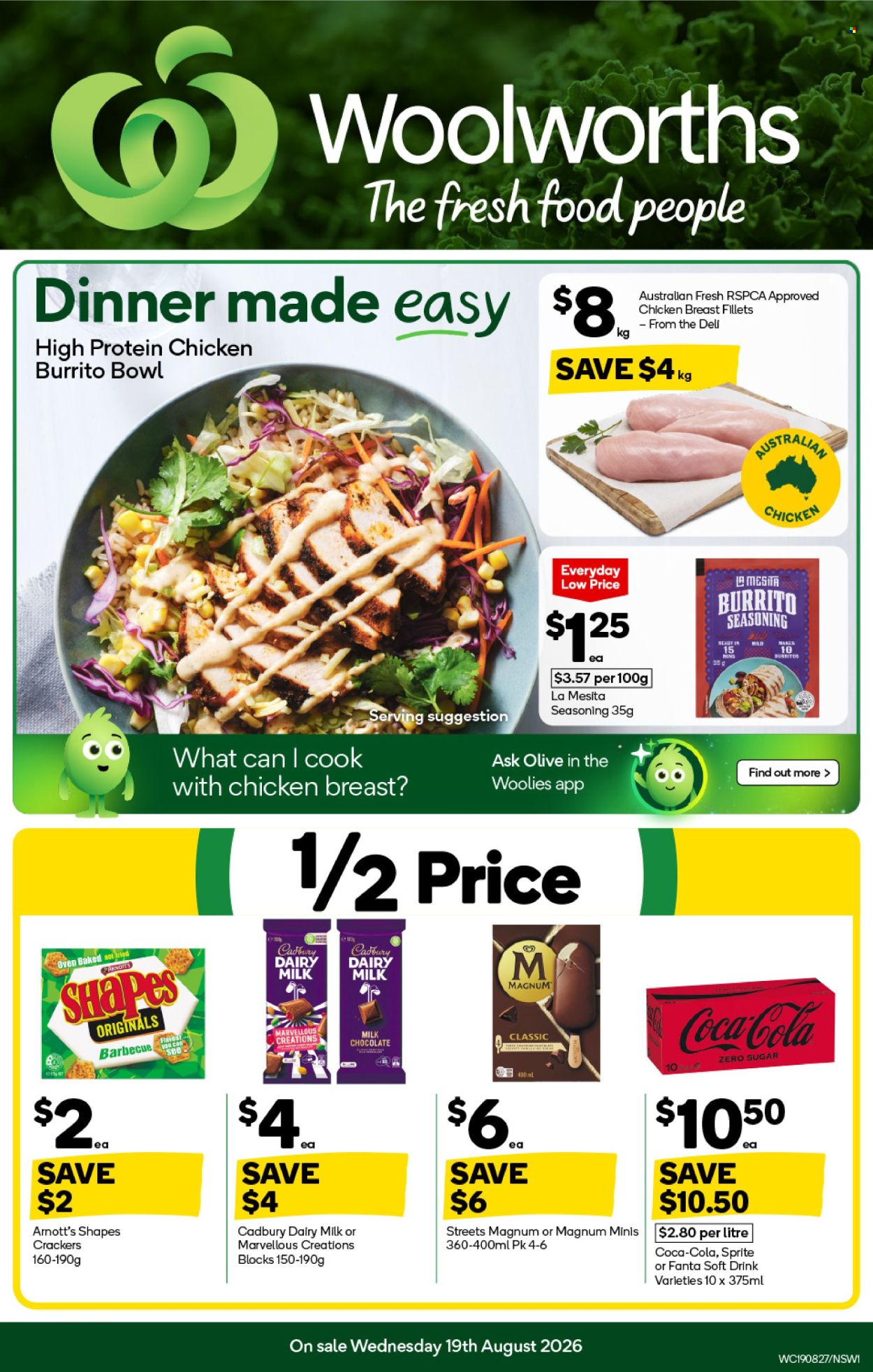 Woolworths catalogue - 19.8.2026 - 25.8.2026. Page 1